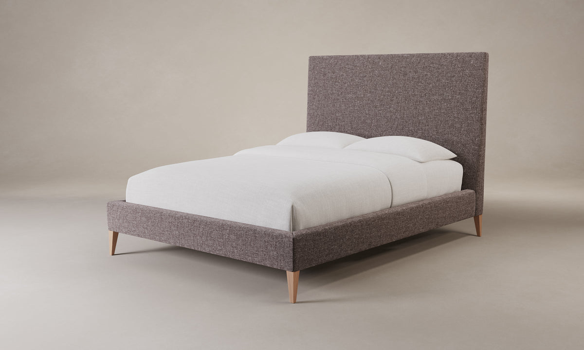 The Essex Bed - Heritage Belgian Linen Carob