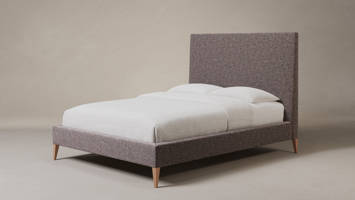 The Essex Bed - Heritage Belgian Linen Carob