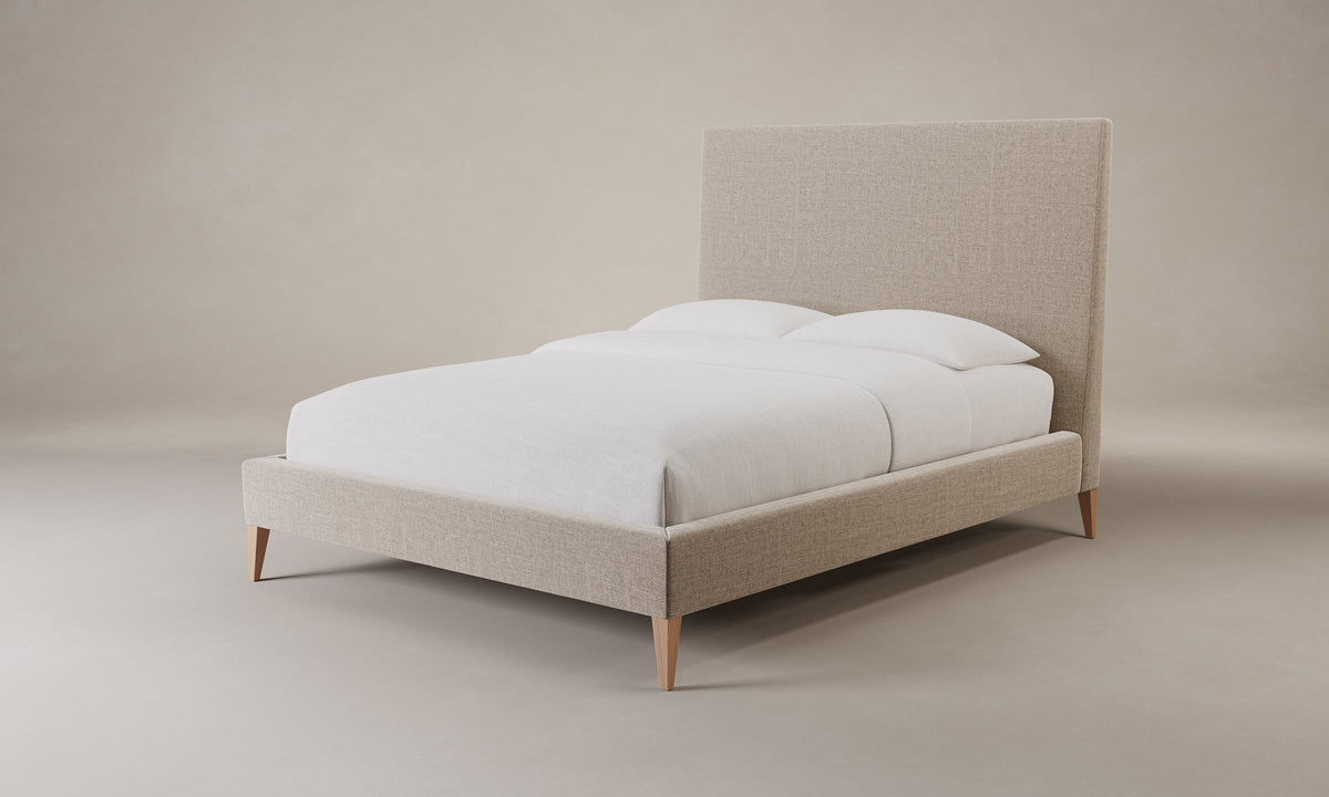 The Essex Bed - Heritage Belgian Linen Husk