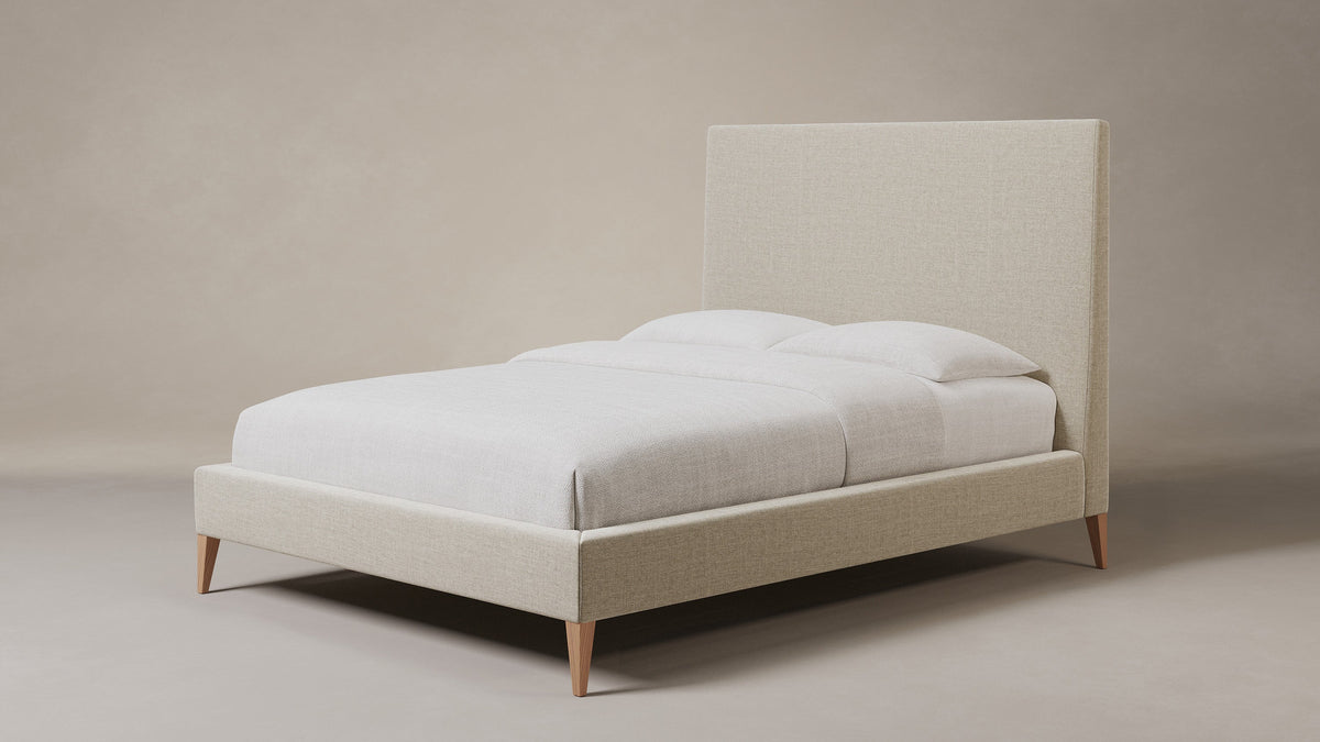 The Essex Bed - Heritage Belgian Linen Husk