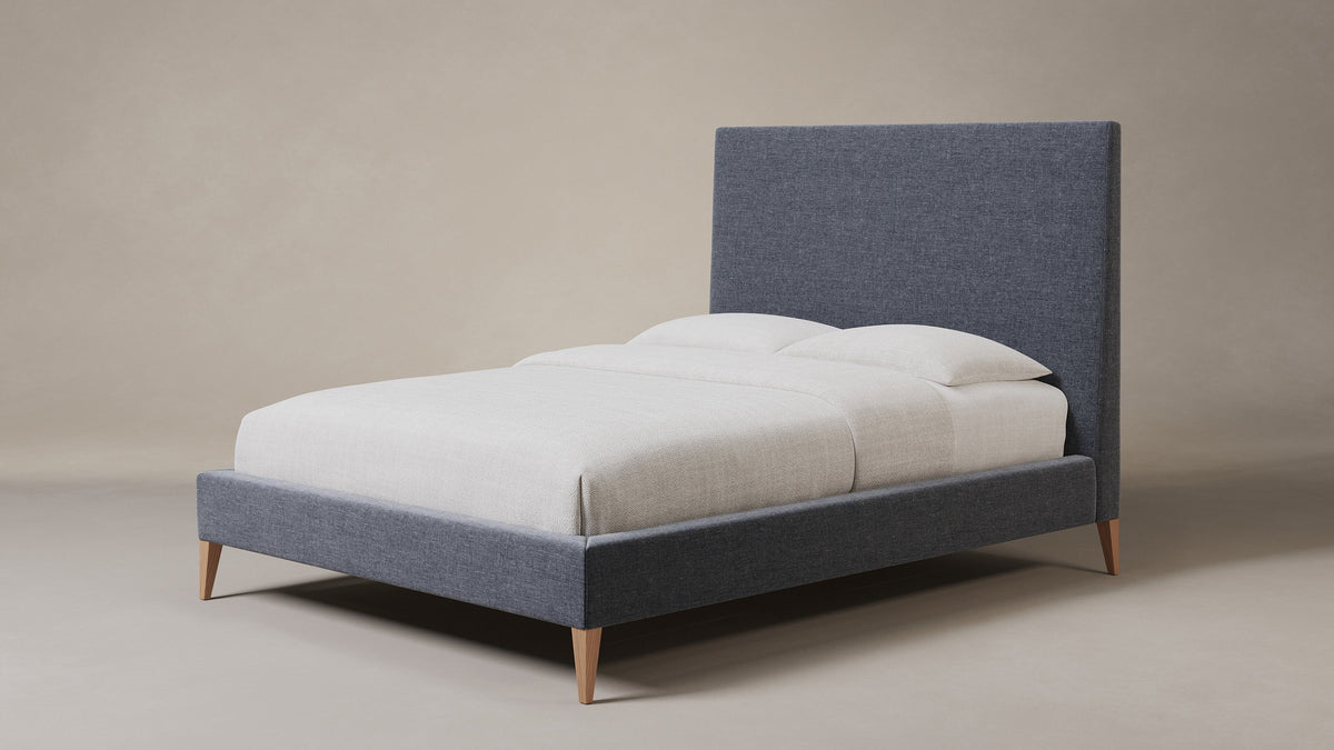 The Essex Bed - Heritage Belgian Linen Lake