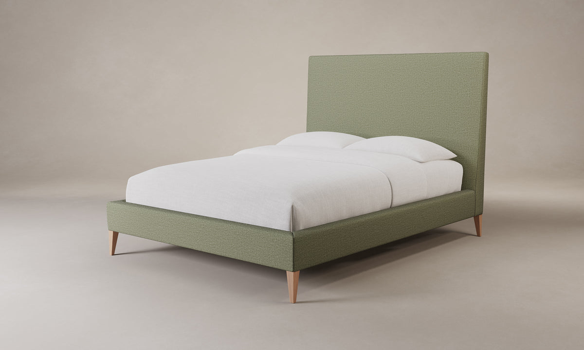 The Essex Bed - Heritage Belgian Linen Thyme