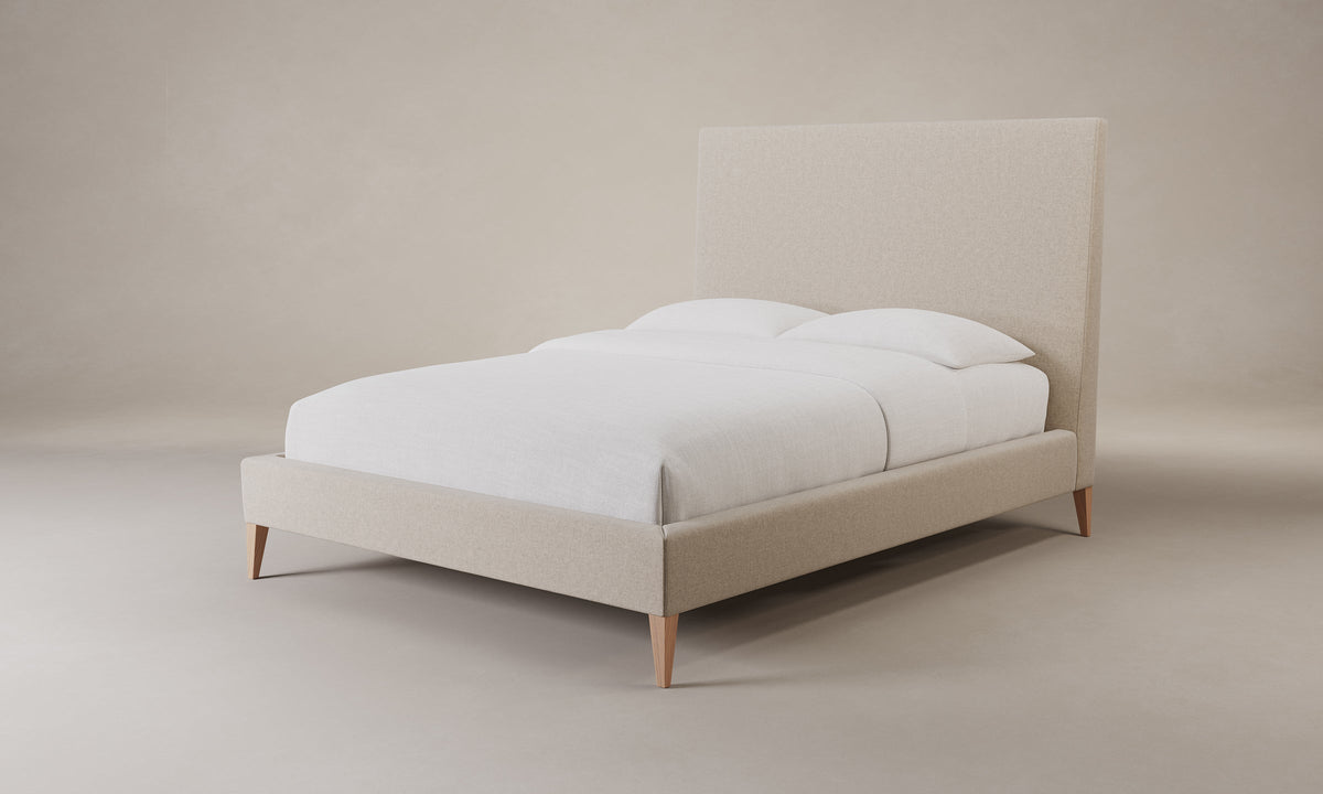 The Essex Bed - Italian Brushed Wool Fox
