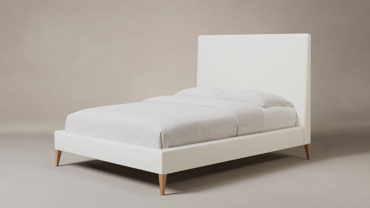 The Essex Bed - Italian Brushed Wool Vanilla