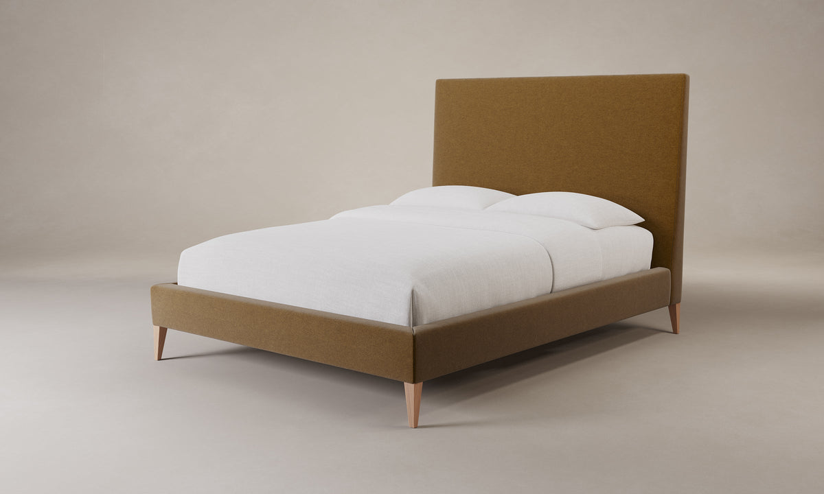 The Essex Bed - Mohair Brown Sugar