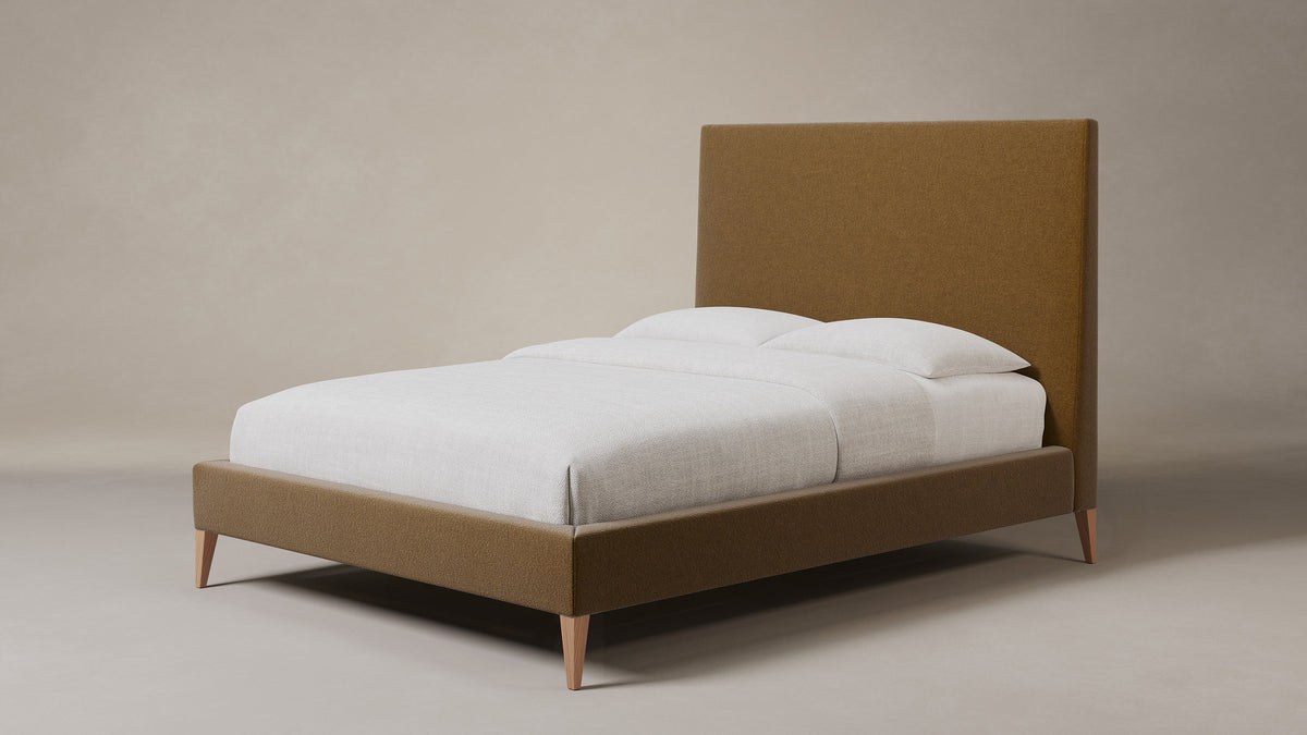 The Essex Bed - Mohair Brown Sugar
