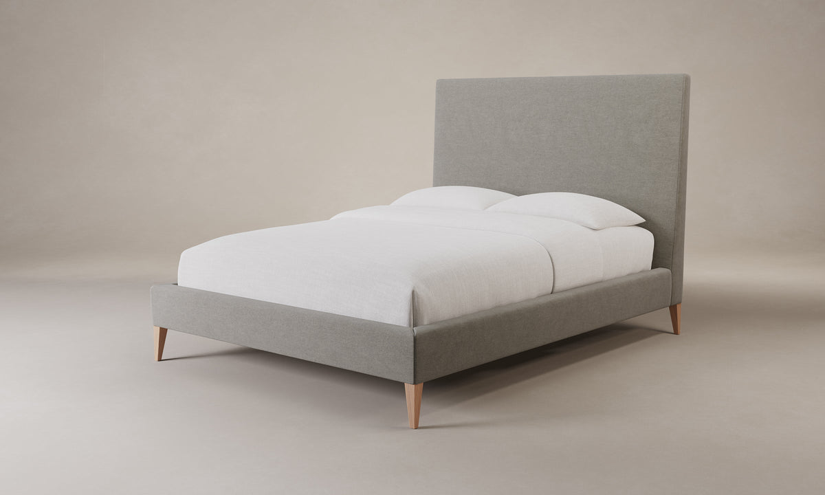 The Essex Bed - Mohair Fog