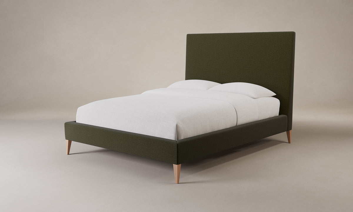 The Essex Bed - Mohair Moss