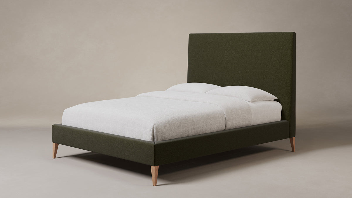 The Essex Bed - Mohair Moss