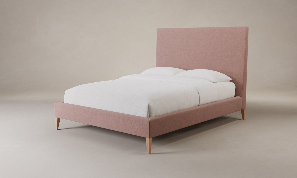 The Essex Bed - Mohair Peony