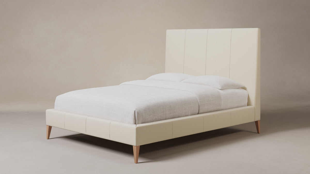The Essex Bed - Nubuck Leather Sail