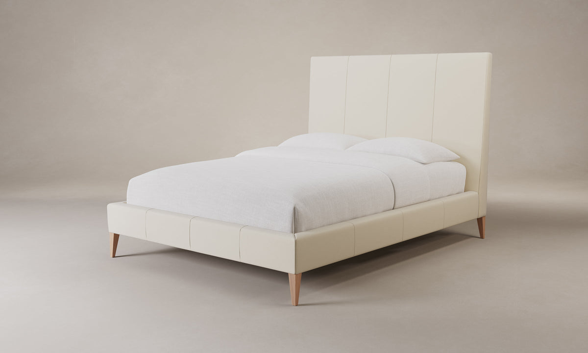 The Essex Bed - Nubuck Leather Sail