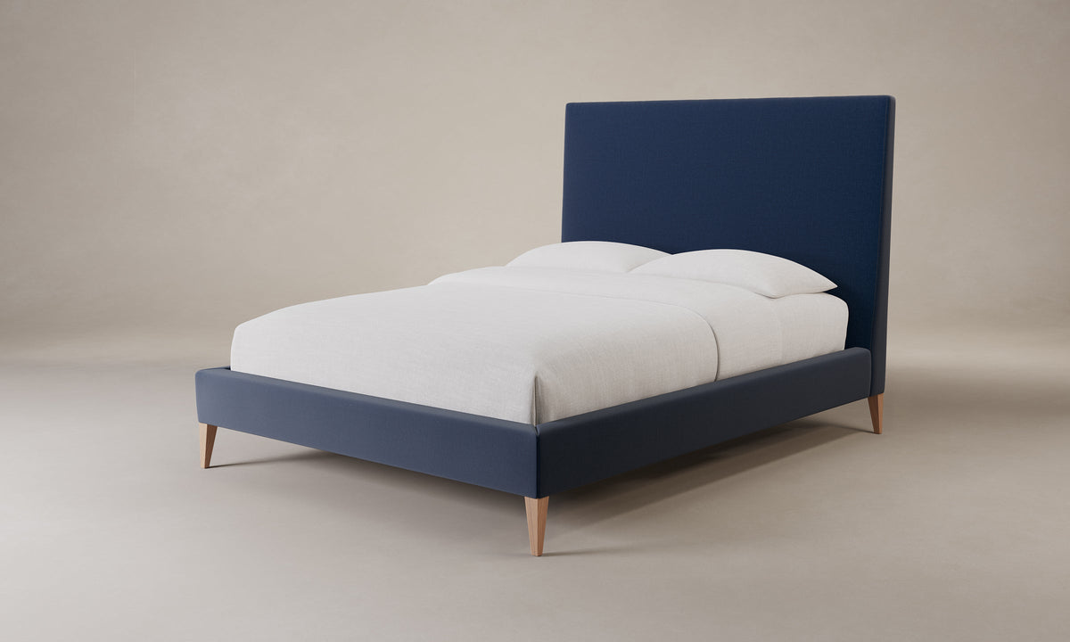 The Essex Bed - Performance Linen Weave Bay