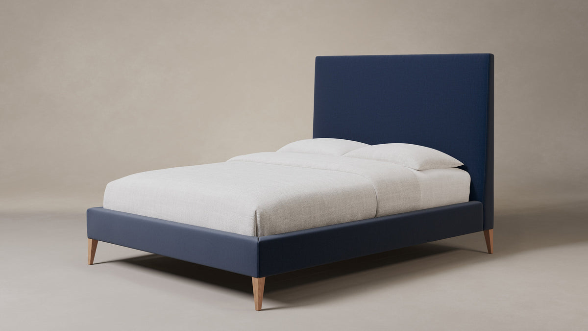 The Essex Bed - Performance Linen Weave Bay