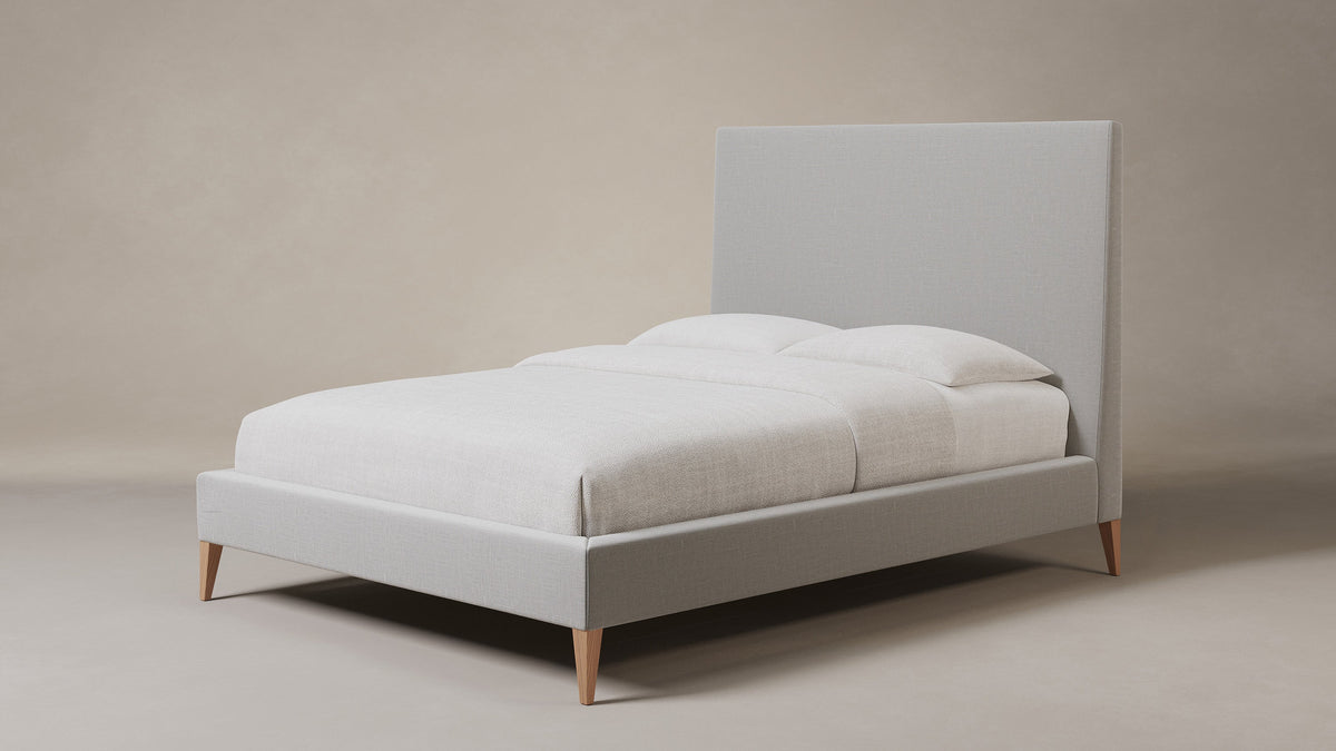 The Essex Bed - Performance Linen Weave Cloud