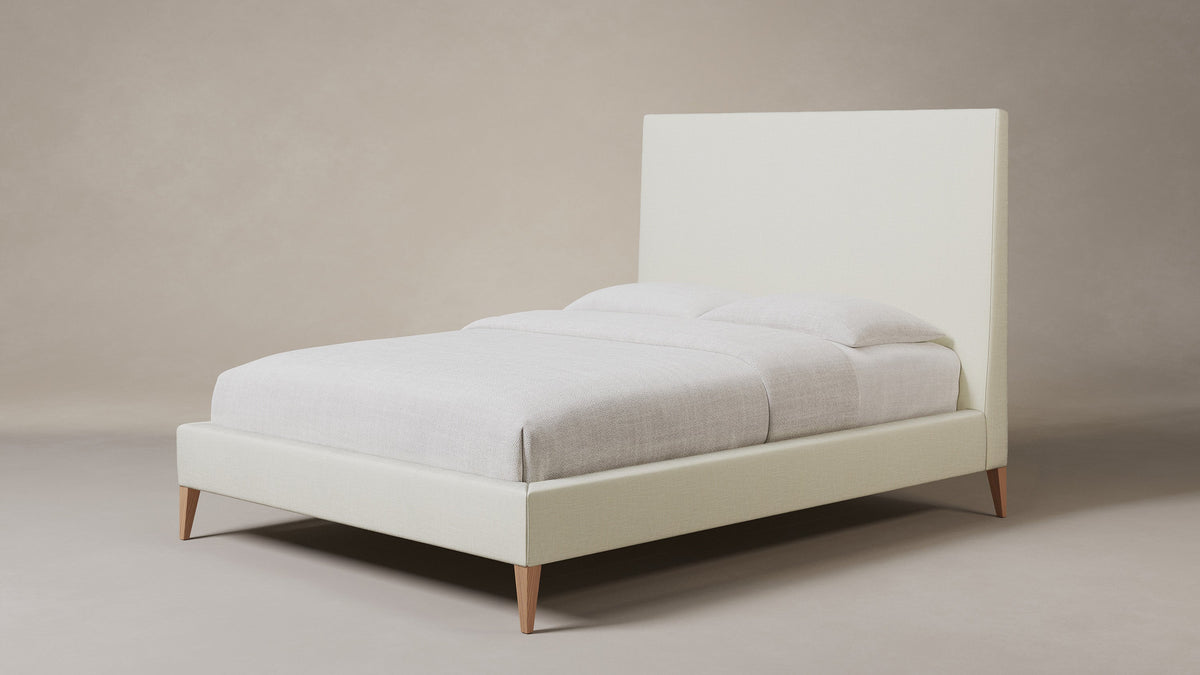 The Essex Bed - Performance Linen Weave Flour