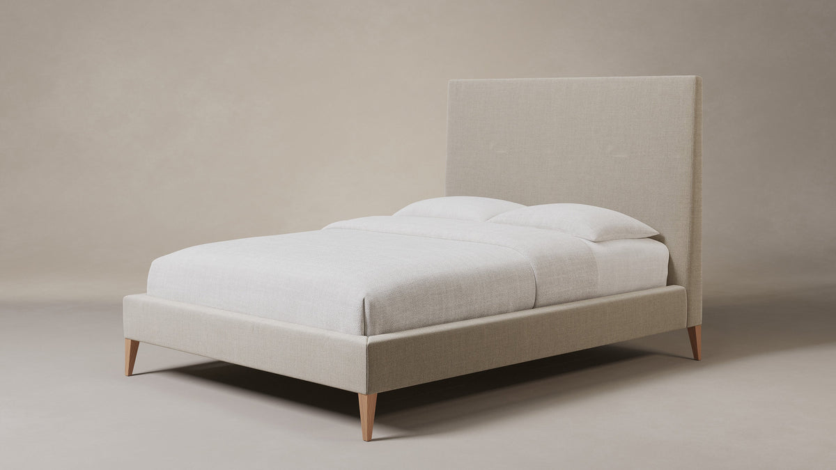The Essex Bed - Performance Textural Weave Earthen