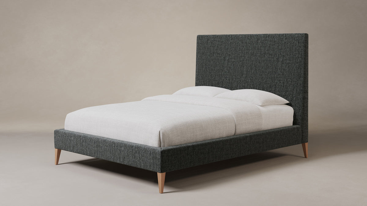 The Essex Bed - Performance Tweed Char