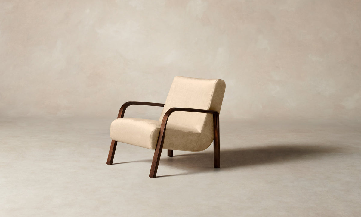 The Felix Chair - Deep Pile Mohair Doe