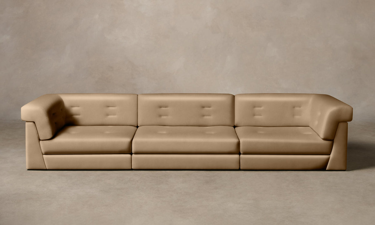 The Forma Modular Sofa - Costa Leather Ridge