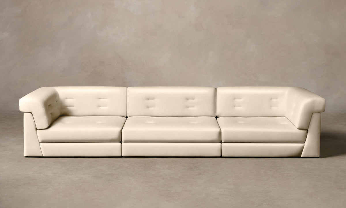 The Forma Modular Sofa - Costa Leather Sesame