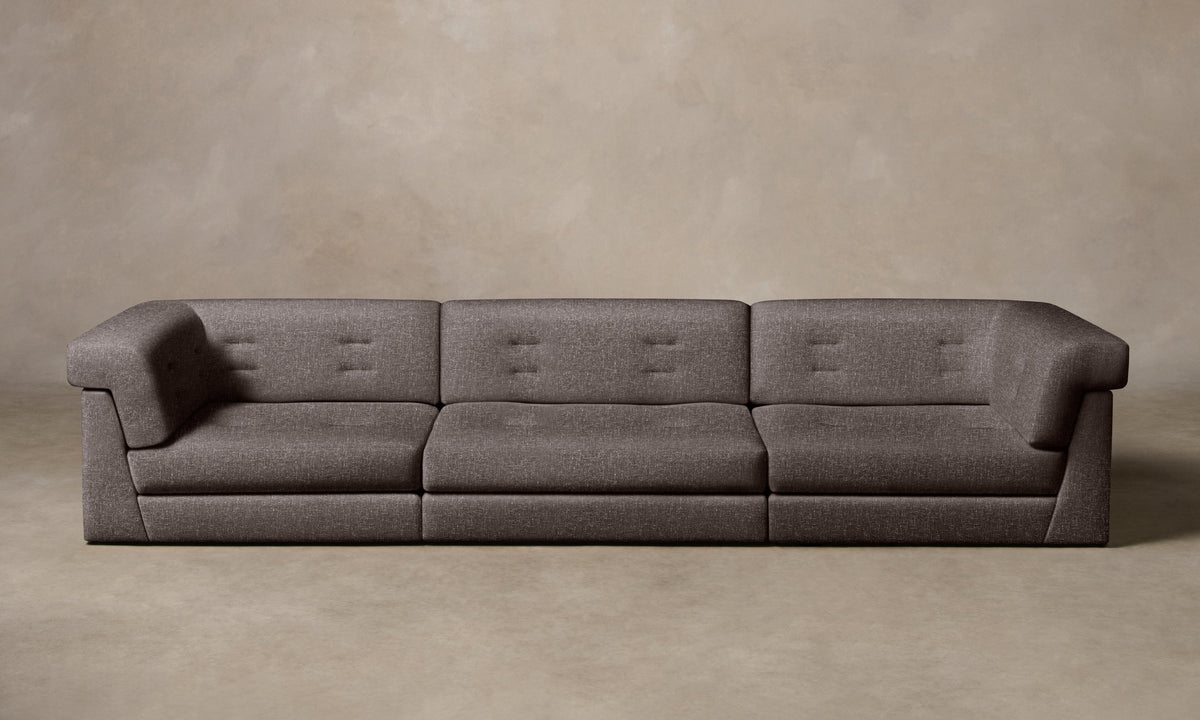 The Forma Modular Sofa - Heritage Belgian Linen Carob