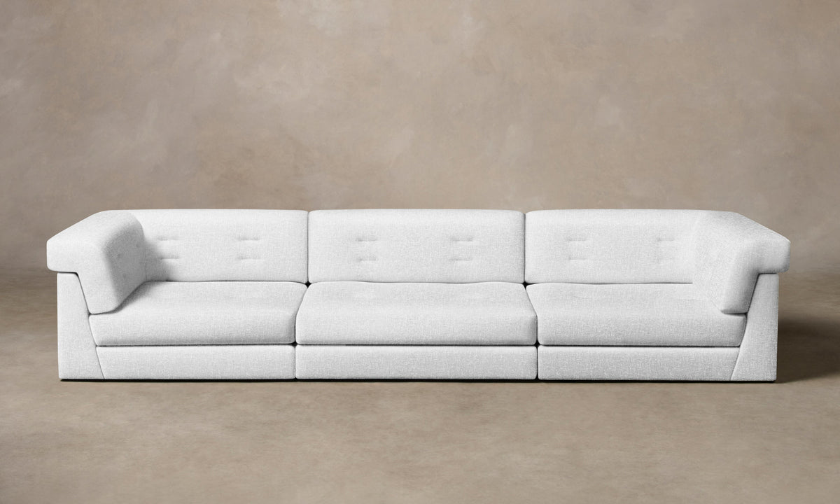 The Forma Modular Sofa - Heritage Belgian Linen Egret