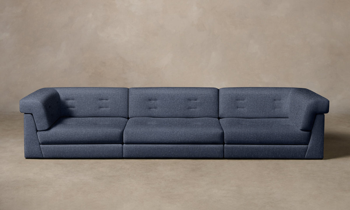 The Forma Modular Sofa - Heritage Belgian Linen Lake