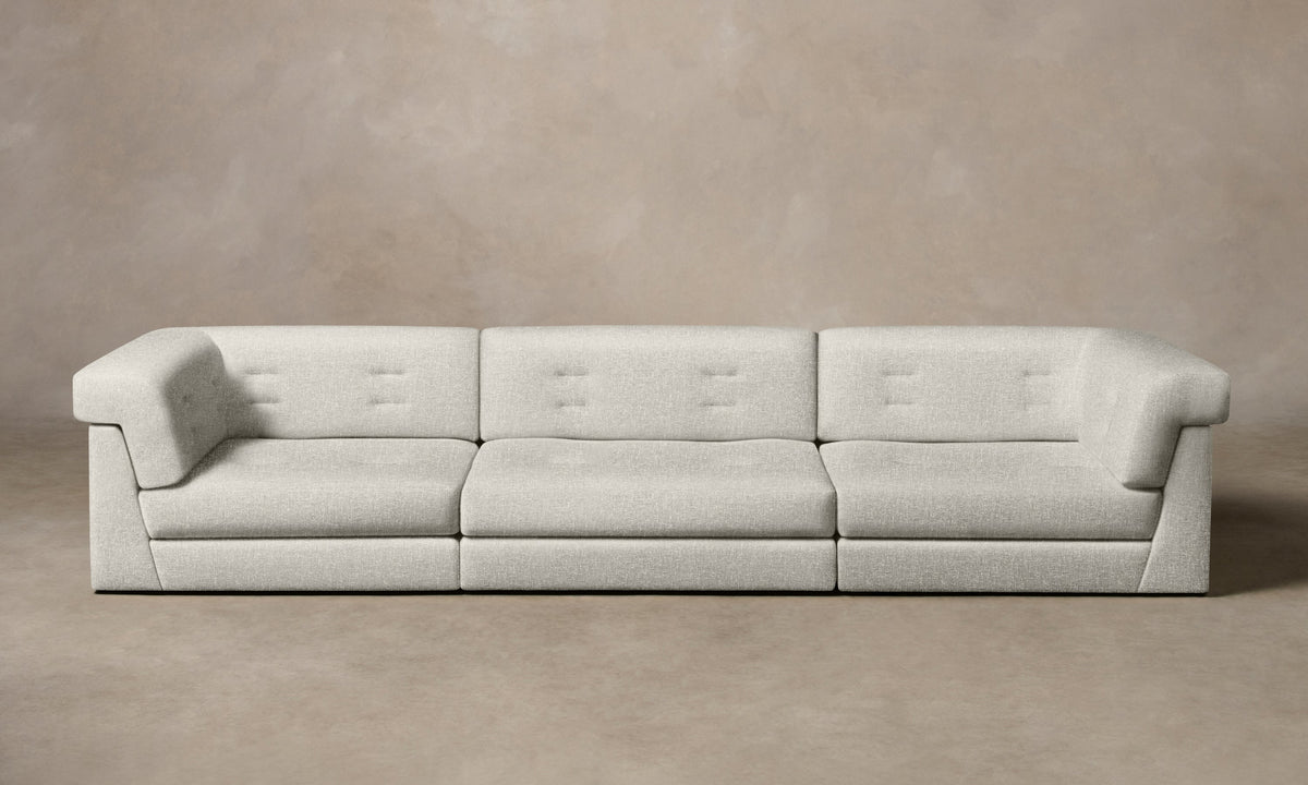The Forma Modular Sofa - Heritage Belgian Linen Summit