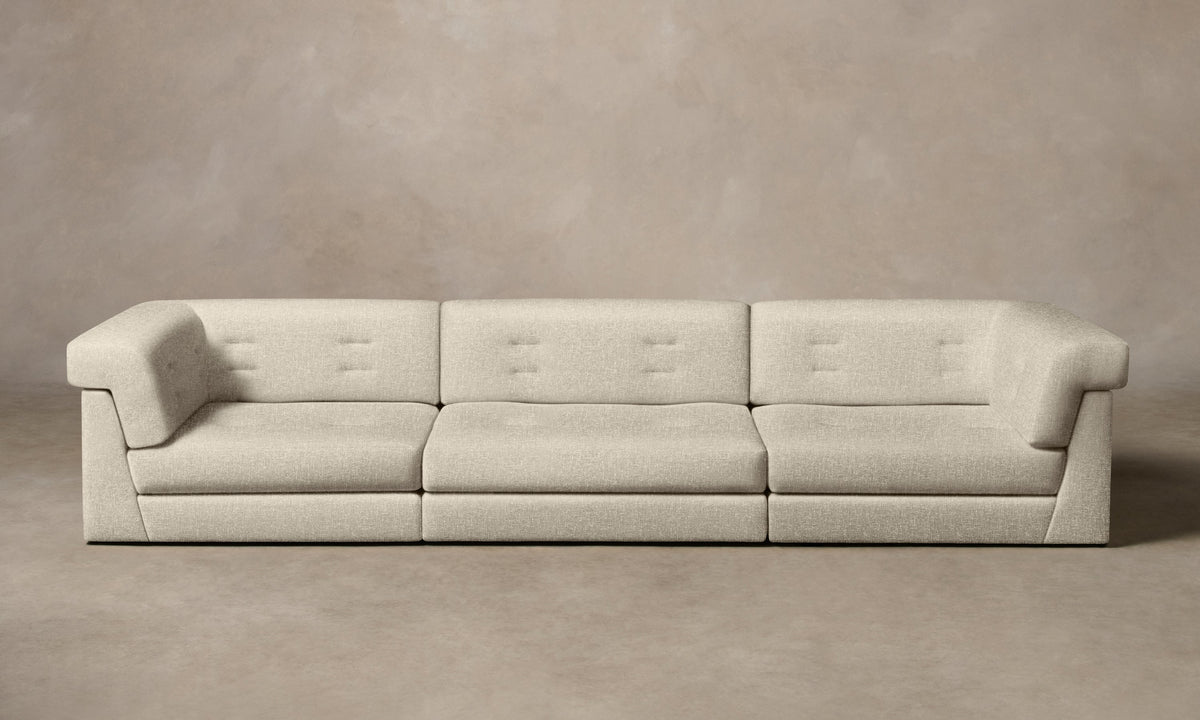The Forma Modular Sofa - Heritage Belgian Linen Alder
