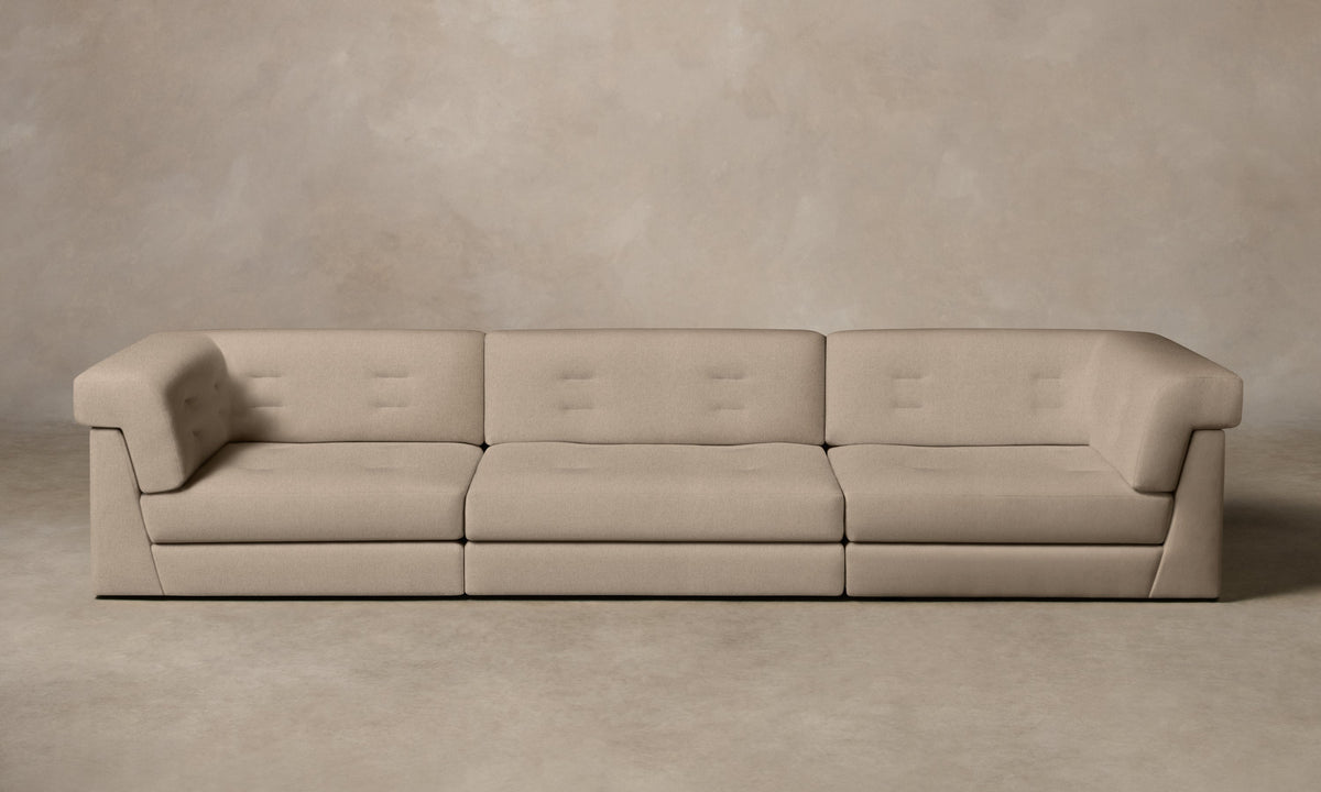 The Forma Modular Sofa - Italian Brushed Wool Fox