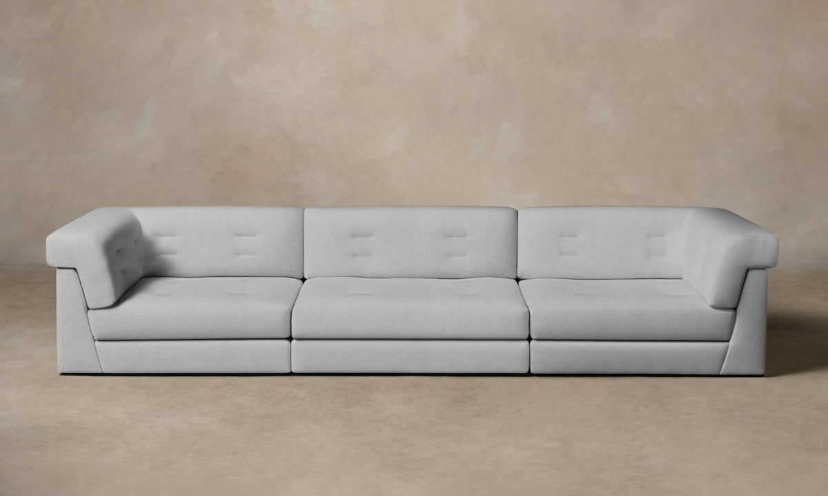 The Forma Modular Sofa - Italian Brushed Wool Moon