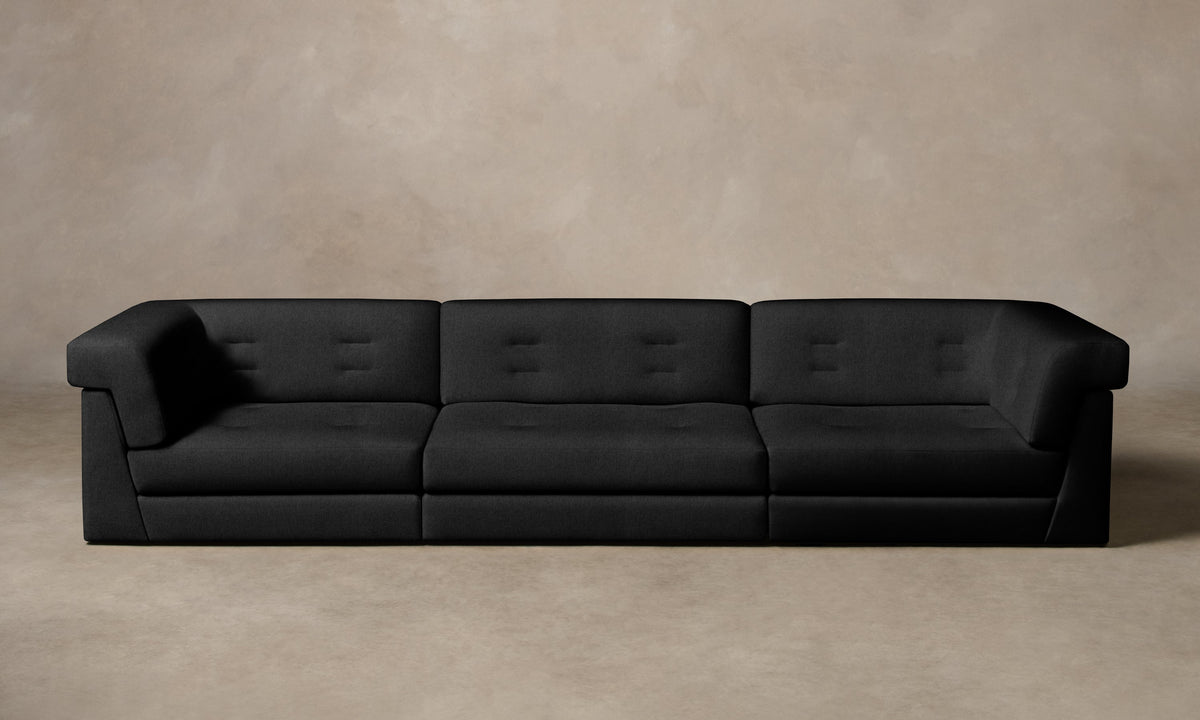 The Forma Modular Sofa - Italian Brushed Wool Pepper