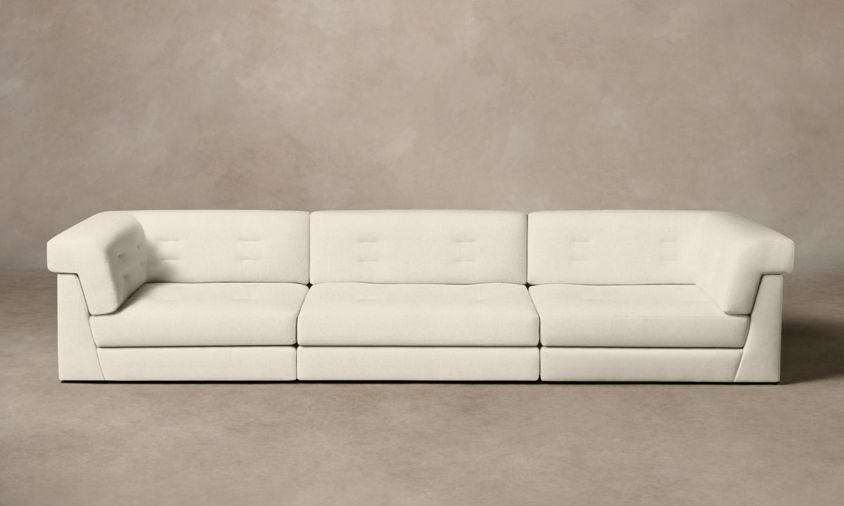 The Forma Modular Sofa - Italian Brushed Wool Vanilla