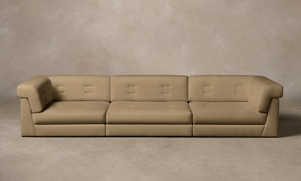 The Forma Modular Sofa - Mohair Almond