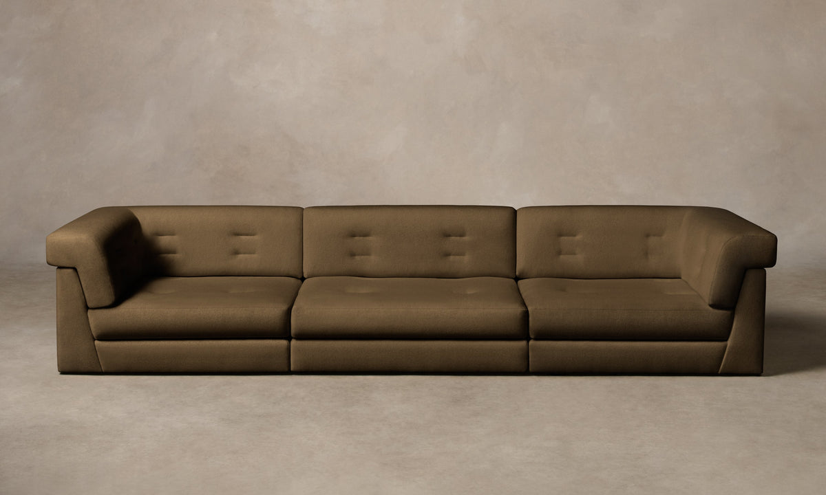 The Forma Modular Sofa - Mohair Mink