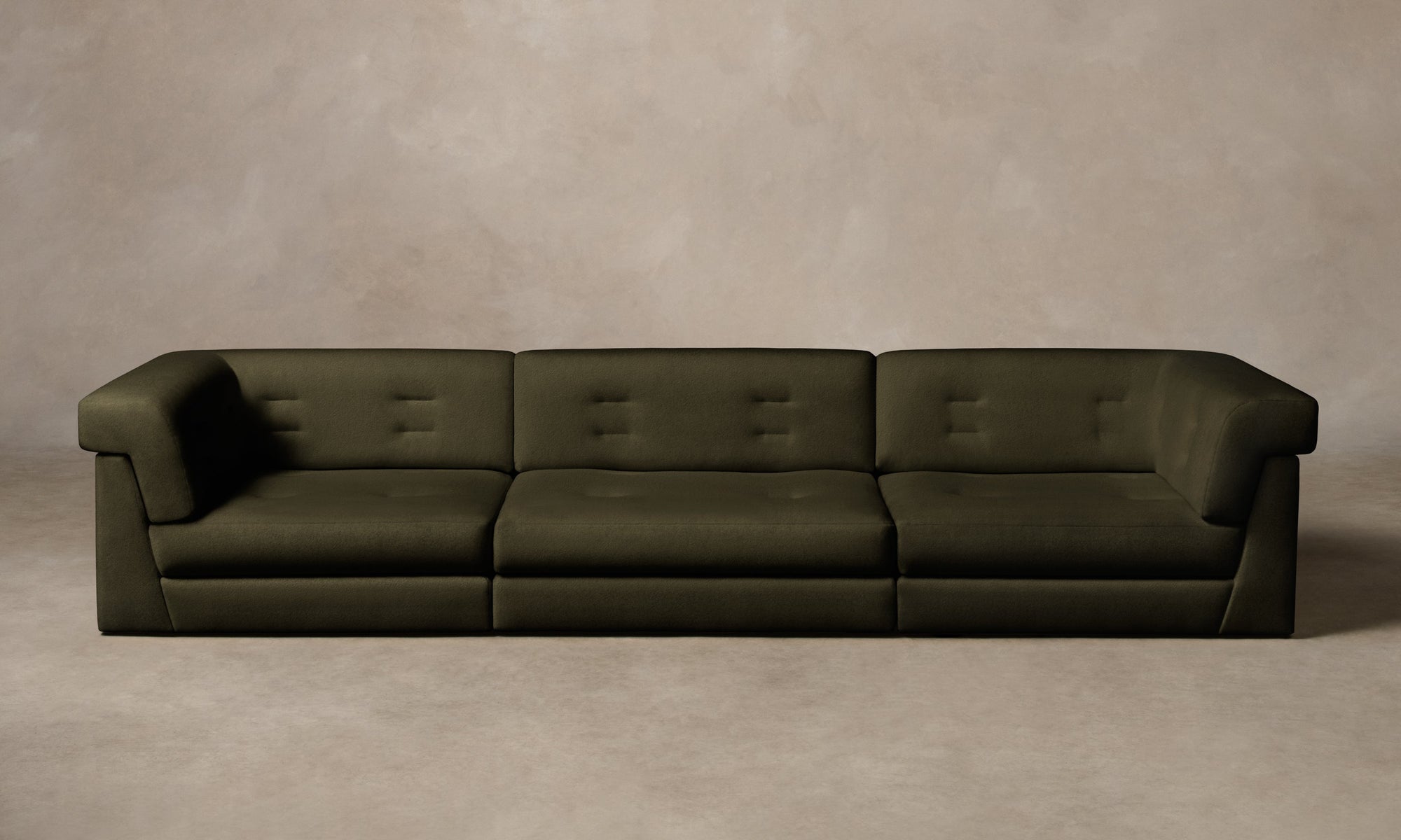 The Forma Modular Sofa - Mohair Moss