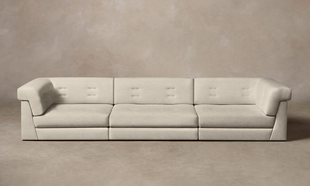 The Forma Modular Sofa - Performance Linen Weave Beige