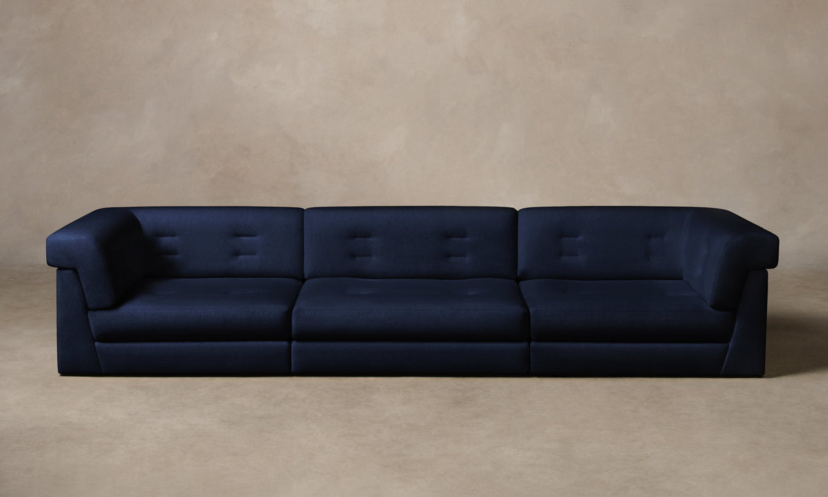 The Forma Modular Sofa - Performance Velvet Midnight