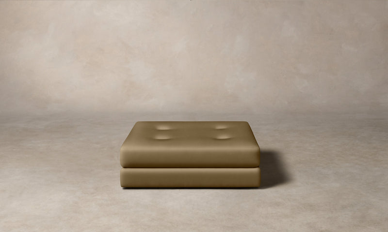 The Forma Ottoman - Costa Leather Portobello