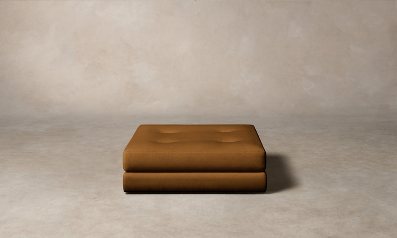 The Forma Ottoman - Mohair Brown Sugar