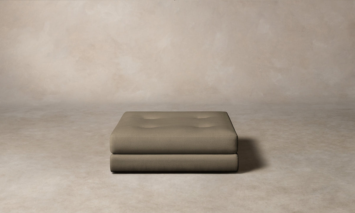 The Forma Ottoman - Mohair Fog