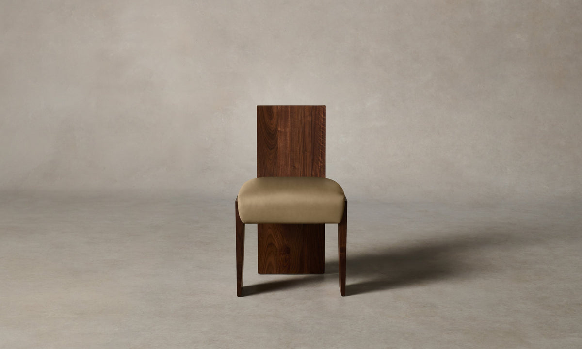 The Garrett Dining Chair - Costa Leather Portobello