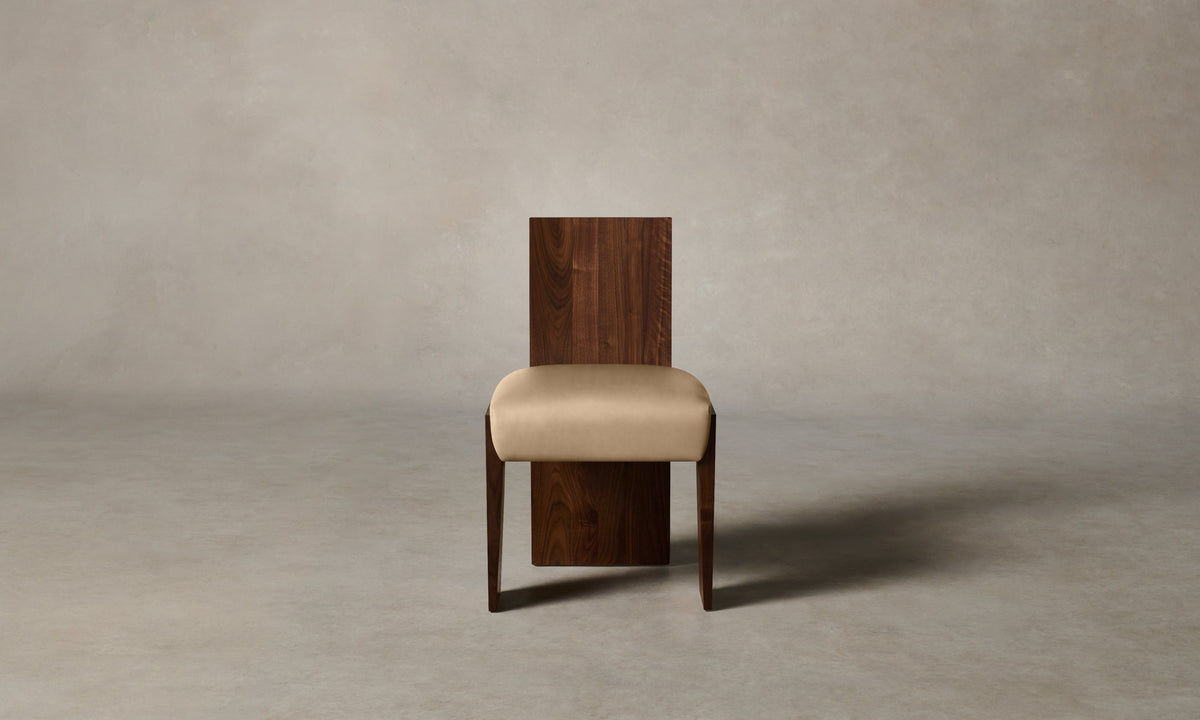 The Garrett Dining Chair - Costa Leather Ridge