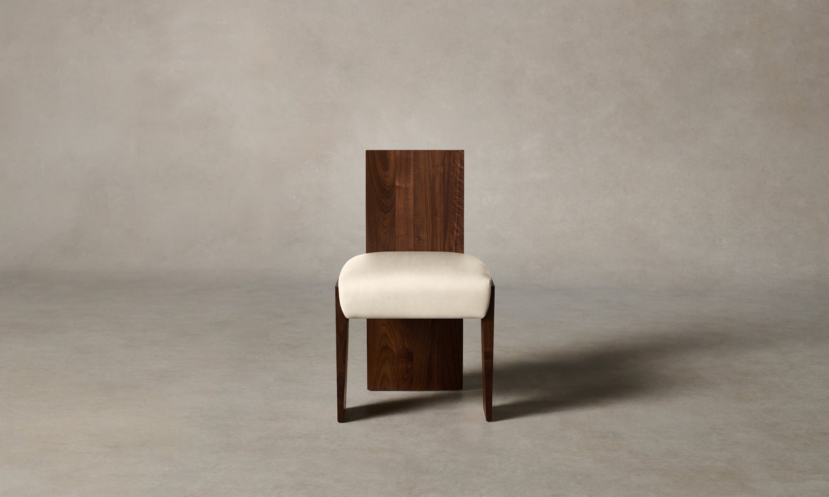 The Garrett Dining Chair - Costa Leather Sesame