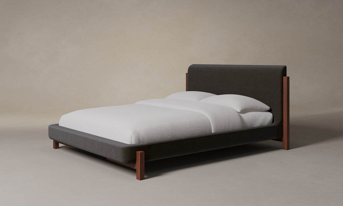 The Irene Bed - Marled Alpaca Velvet Marsh