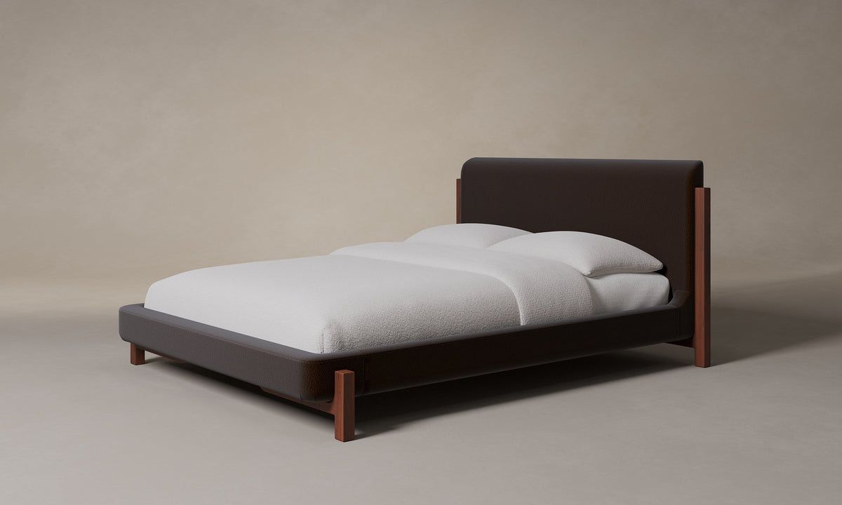 The Irene Bed - Mohair Chocolate