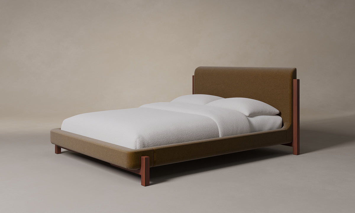 The Irene Bed - Mohair Brown Sugar