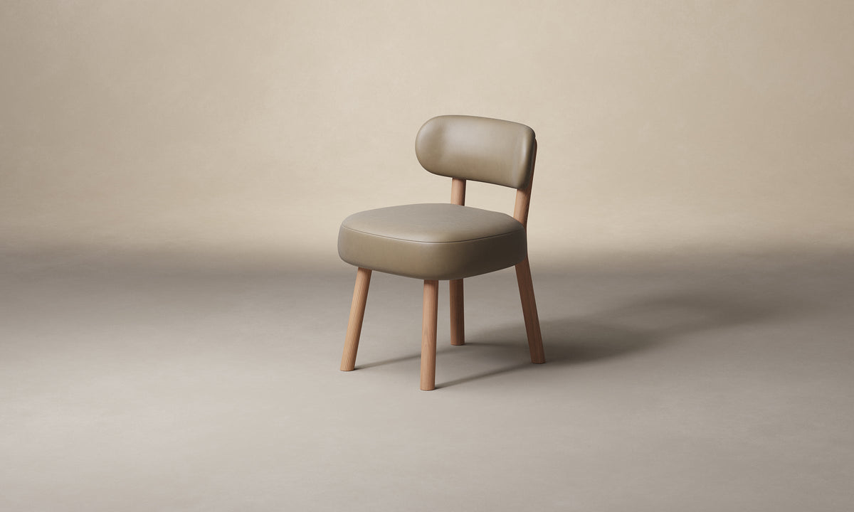 The Jane Dining Chair - Costa Leather Ridge