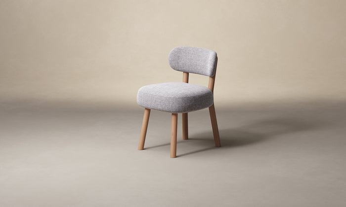The Jane Dining Chair - Heritage Belgian Linen Agate